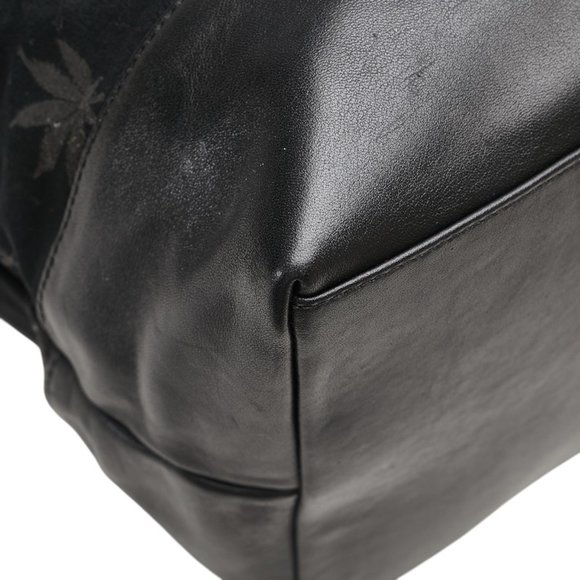 Lucien Pellat-Finet Skull Tote Bag in Black Cotton and Leather for Women